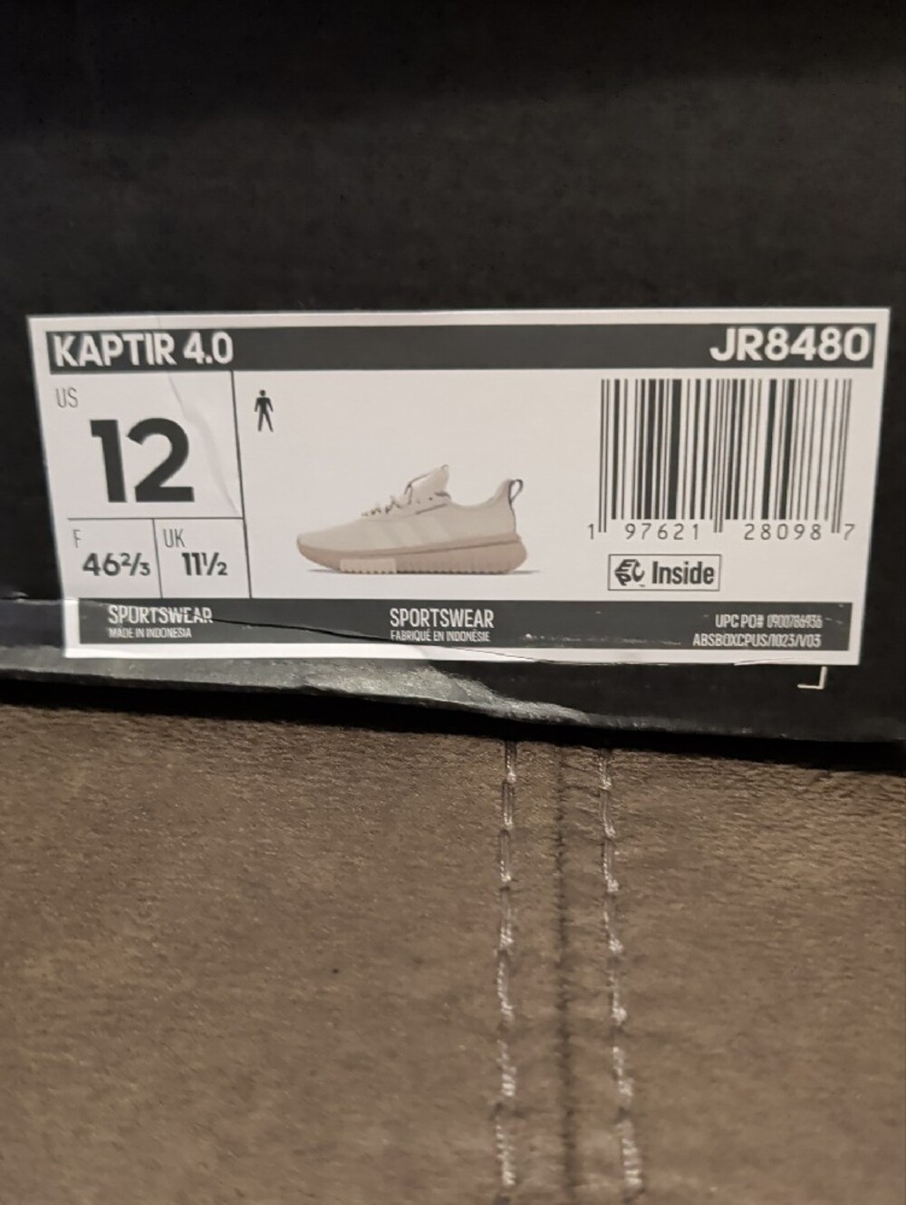 adidas Men’s Kaptir 4.0 Sneakers in Light Beige - Picture 2 of 8